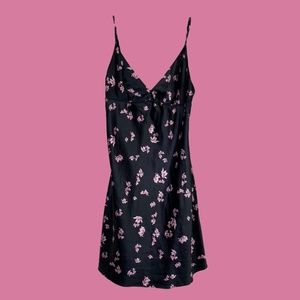 Victoria's Secret Cherry Blossom Satin Slip Dress